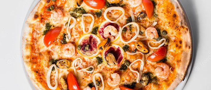 Seafood Pizza  Small 