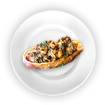 Baked Potato With Spicy Lamb 