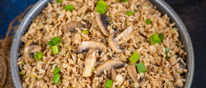 Mushroom Pulao Rice 